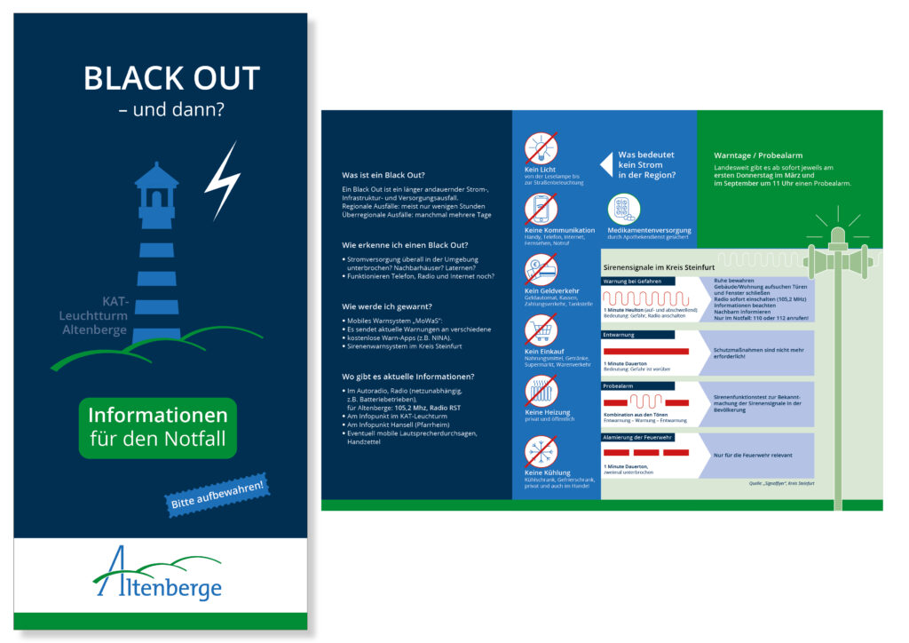Informations-Flyer Blackout